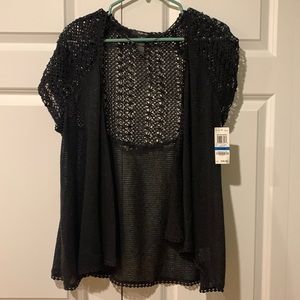 Black fun summer Lacey coverup.